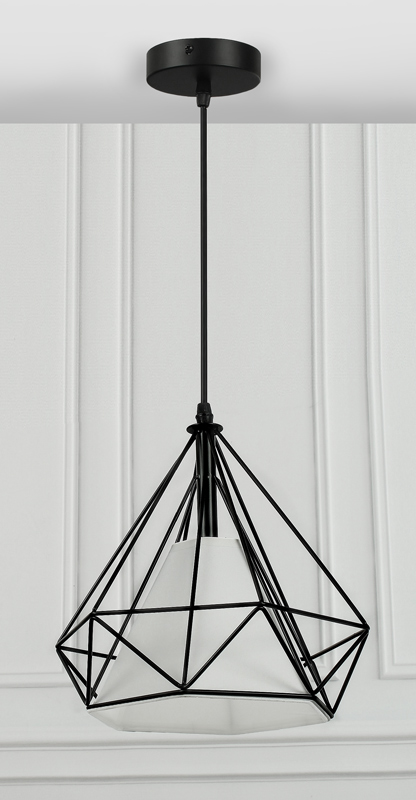 Lampa Wisz Ca Czarno Bia A Geometryczna Pomys Na Prezent Art Wyposa Enia Wn Trz