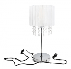 Biała lampa nocna