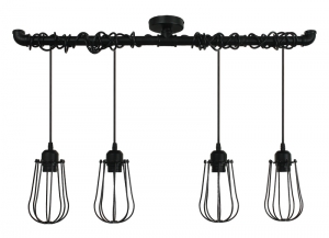 Industrialna lampa sufitowa nowoczesna