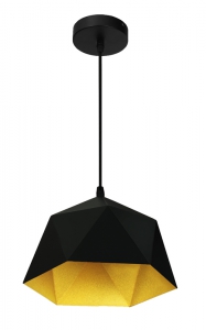 Nowoczesna czarna lampa w stylu loft