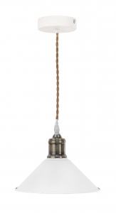 Lampa biała loft